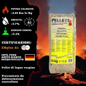 🔥 Schweiger Pellets – ENplus A1 – 100% Abete Bianco (Made in Germany)